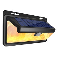 Solar Flame Wall Light Motion Sensor SV-190