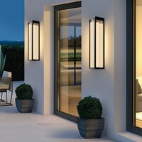 Solar Wall Light with Motion Sensor and 3 Brightness Modes