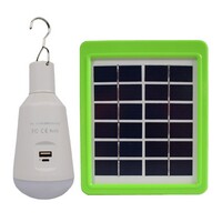 Solar Camping LED bulb could be a bank charger for your cellphone/computer